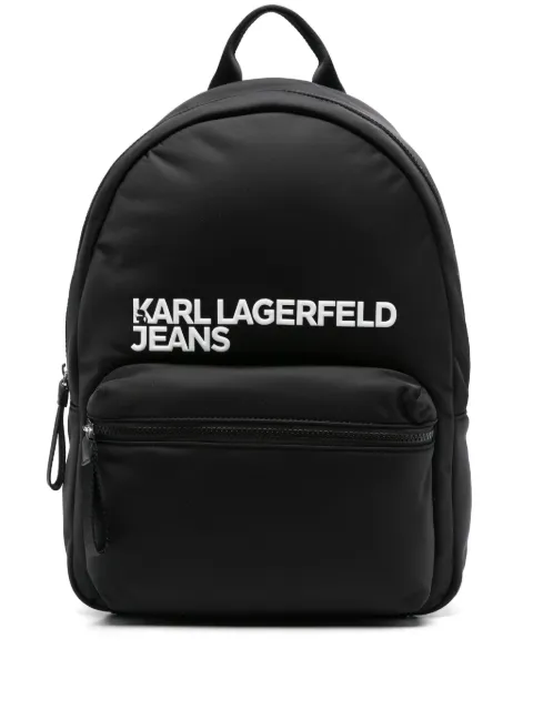 Karl Lagerfeld Jeans mochila con logo en relieve