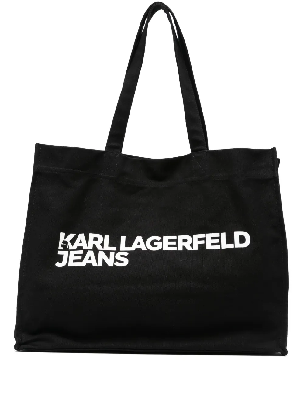 Karl Lagerfeld Jeans logo-print tote bag | Black | Image 1