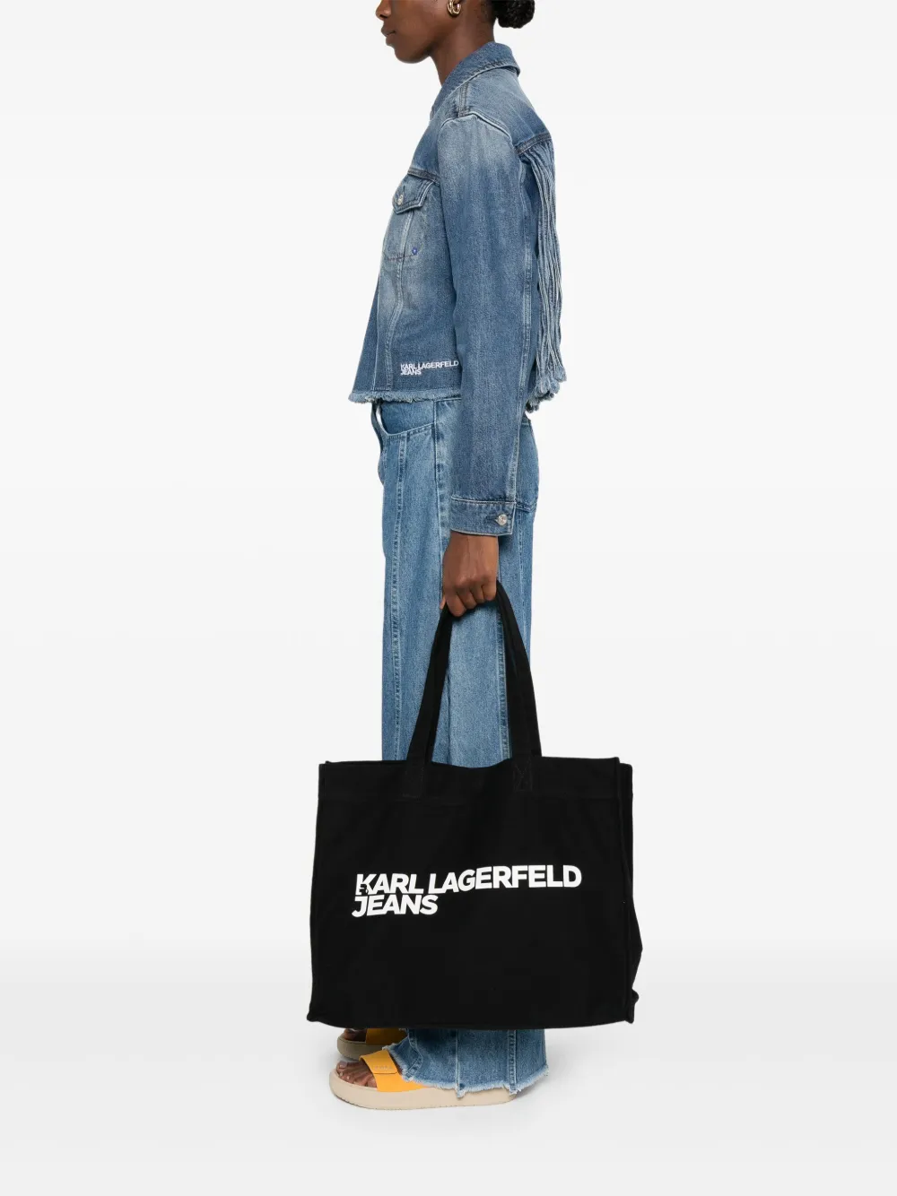 Karl Lagerfeld Jeans logo-print tote bag | Image 2