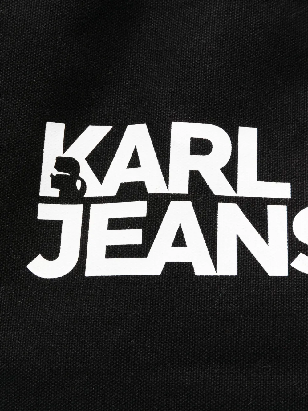 Karl Lagerfeld Jeans Shopper met logoprint Zwart