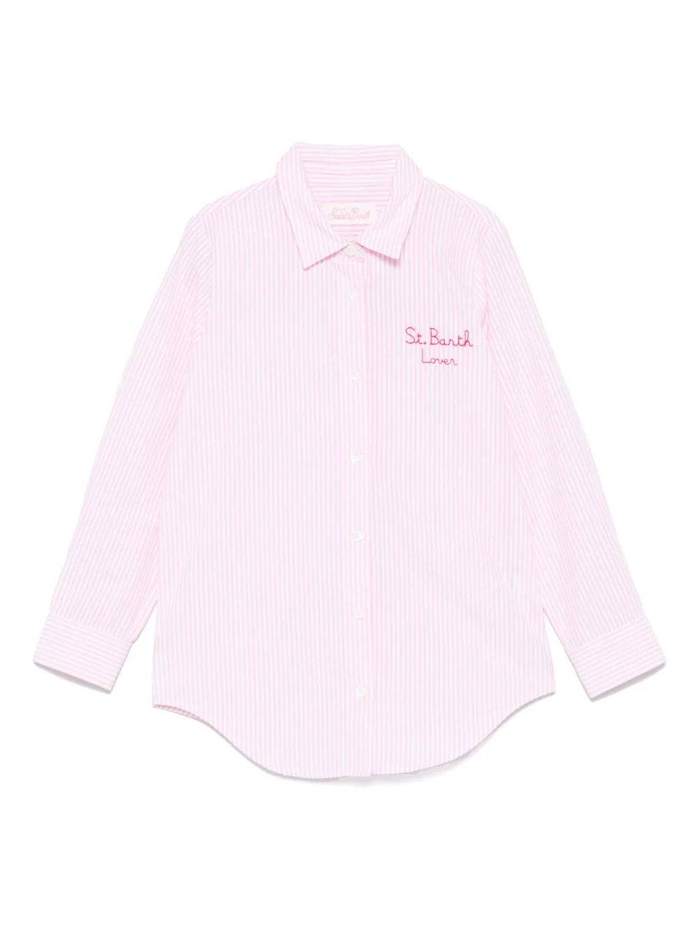 MC2 Saint Barth Kids Brigitte gestreept shirt Roze
