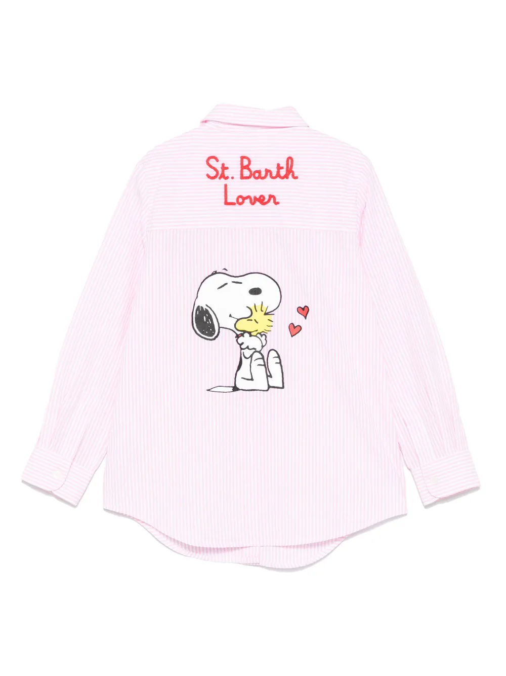 MC2 Saint Barth Kids Brigitte gestreept shirt Roze