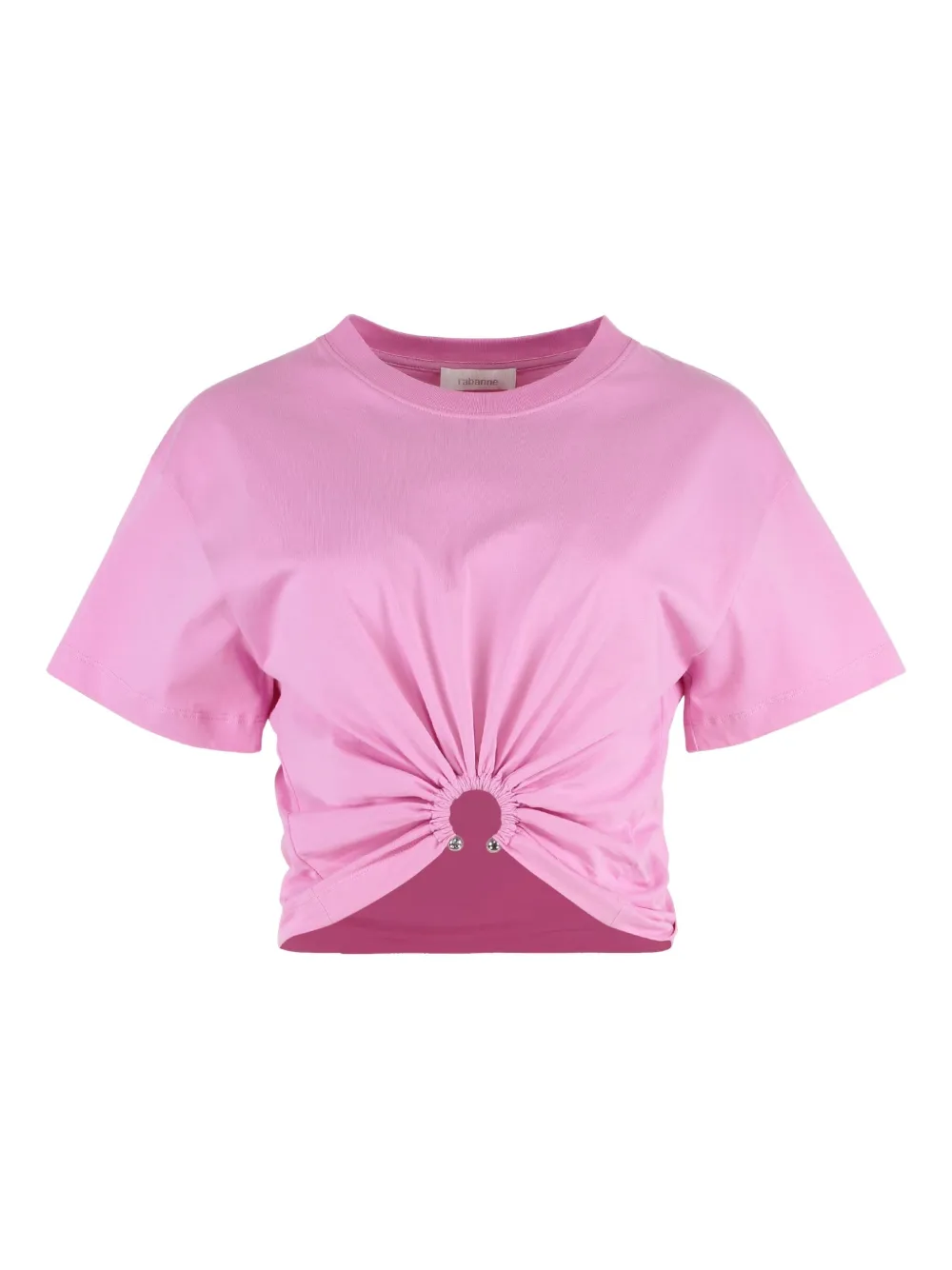 Rabanne Katoenen T-shirt Roze