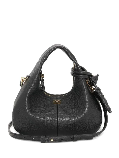 GANNI Mini Tote Bag aus strukturierem Leder