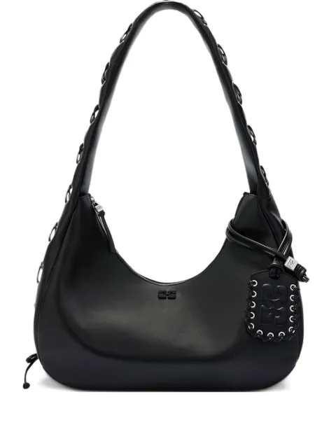 GANNI Hobo medium laces shoulder bag