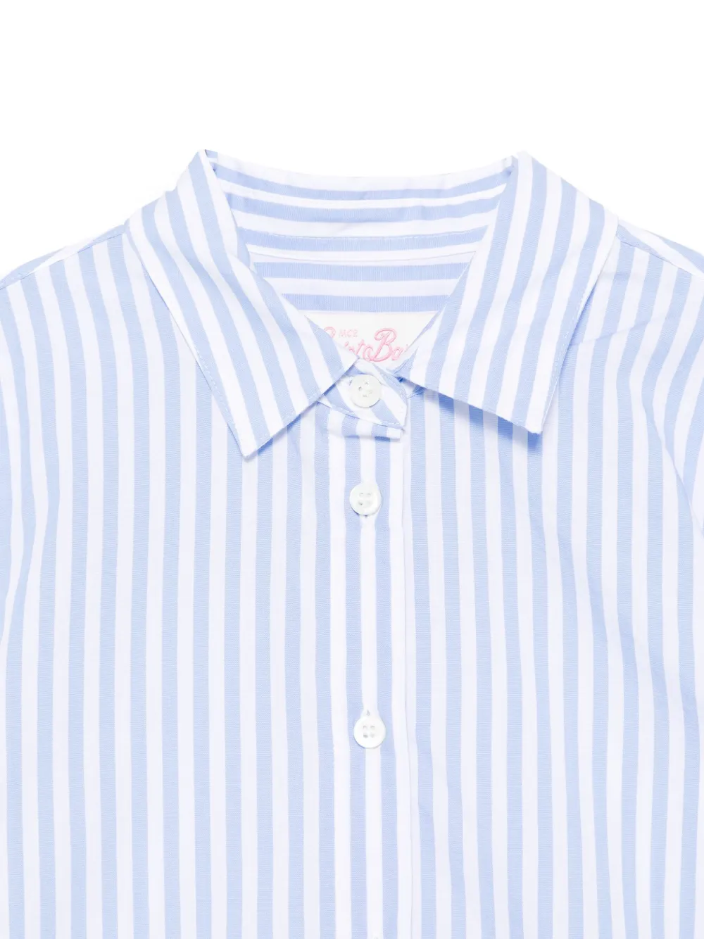 MC2 Saint Barth Kids Beach Stripes shirt Blauw