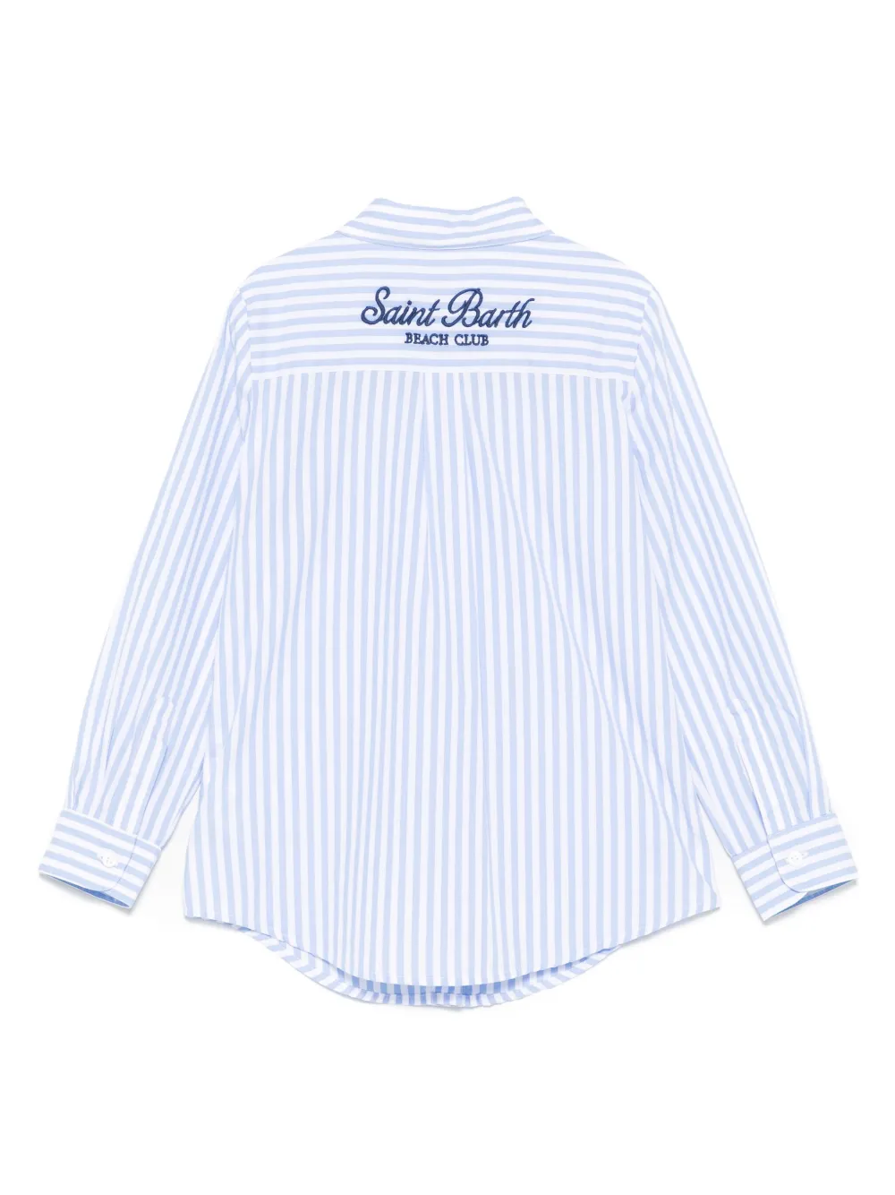MC2 Saint Barth Kids Beach Stripes shirt Blauw