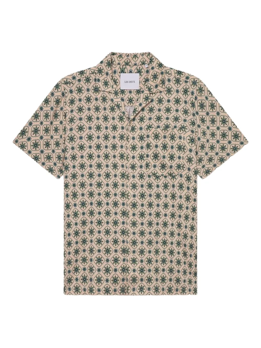 Les Deux chemise Lukas AOP | tons neutres | Image 1