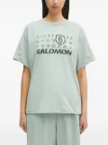 MM6 Maison Margiela x Salomon print textured seamless T-shirt - Green