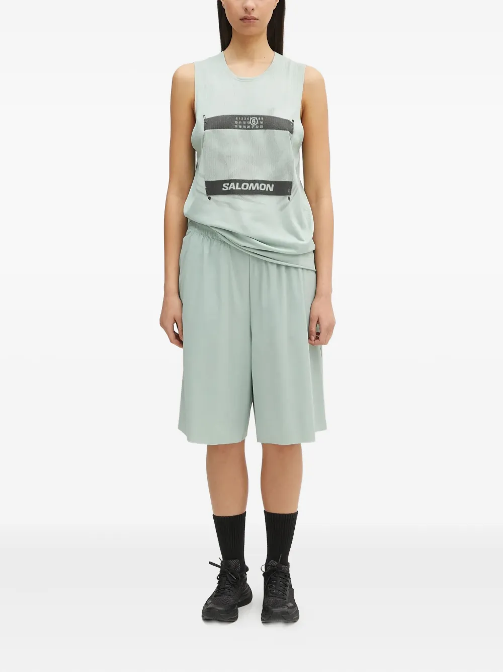 MM6 Maison Margiela Zwembroek met elastische tailleband Groen