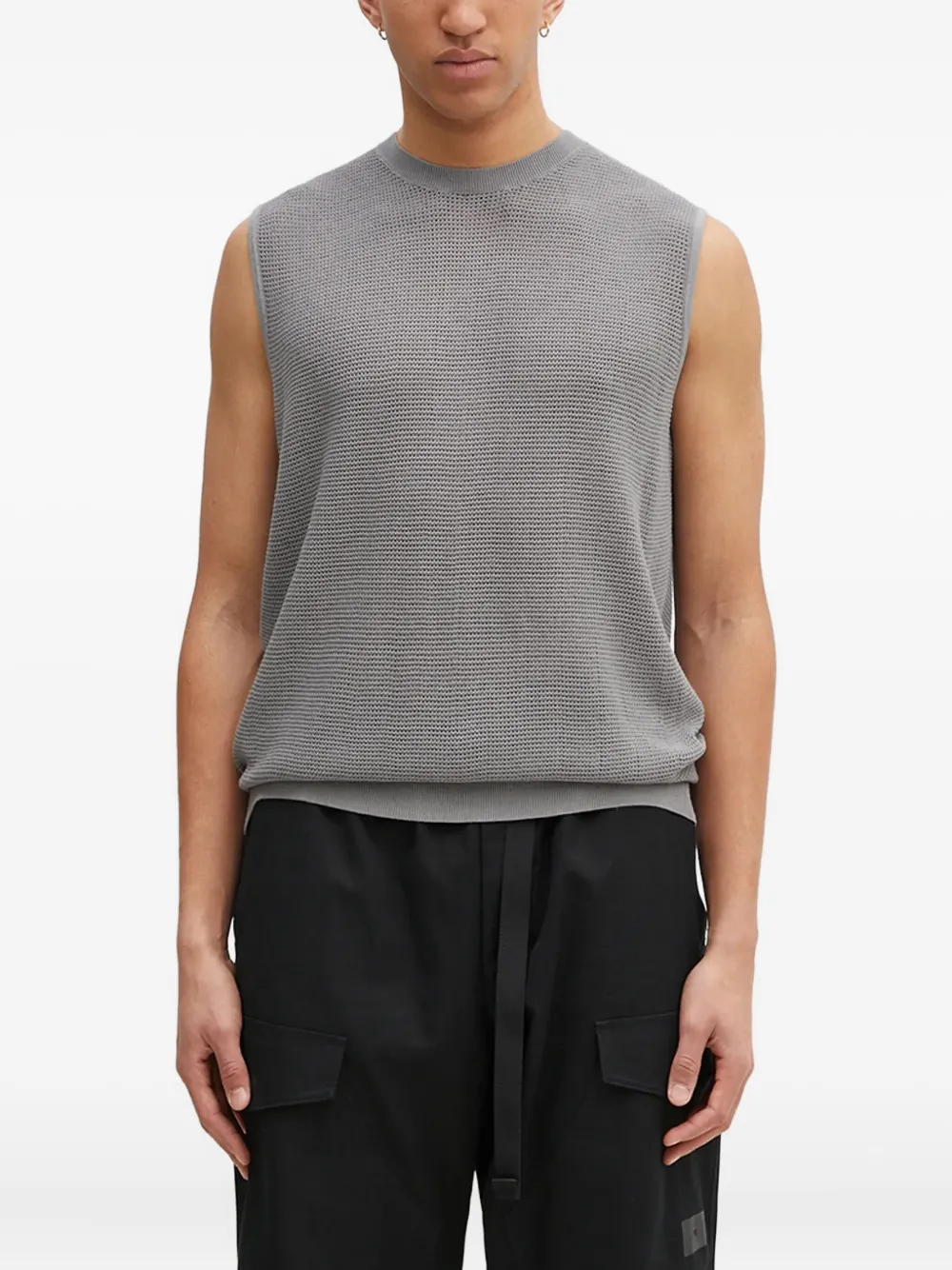 Y-3 Strukturierter Pullunder | Tops & Tanktops | Image 2