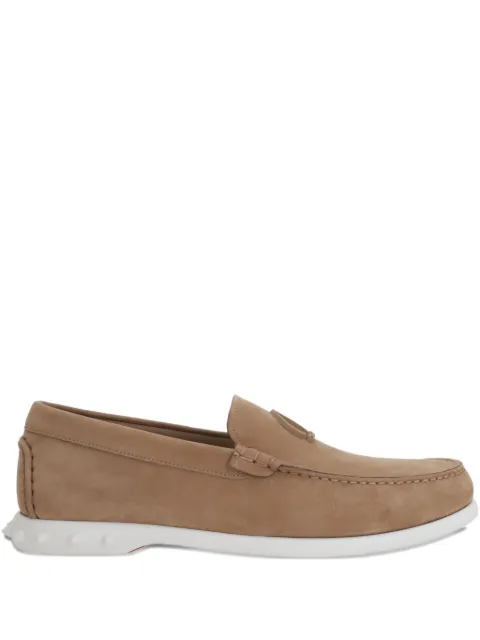 Christian Louboutin mocassins en cuir de veau à logo
