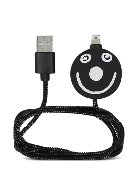 Invicta smile-embellished charging cable