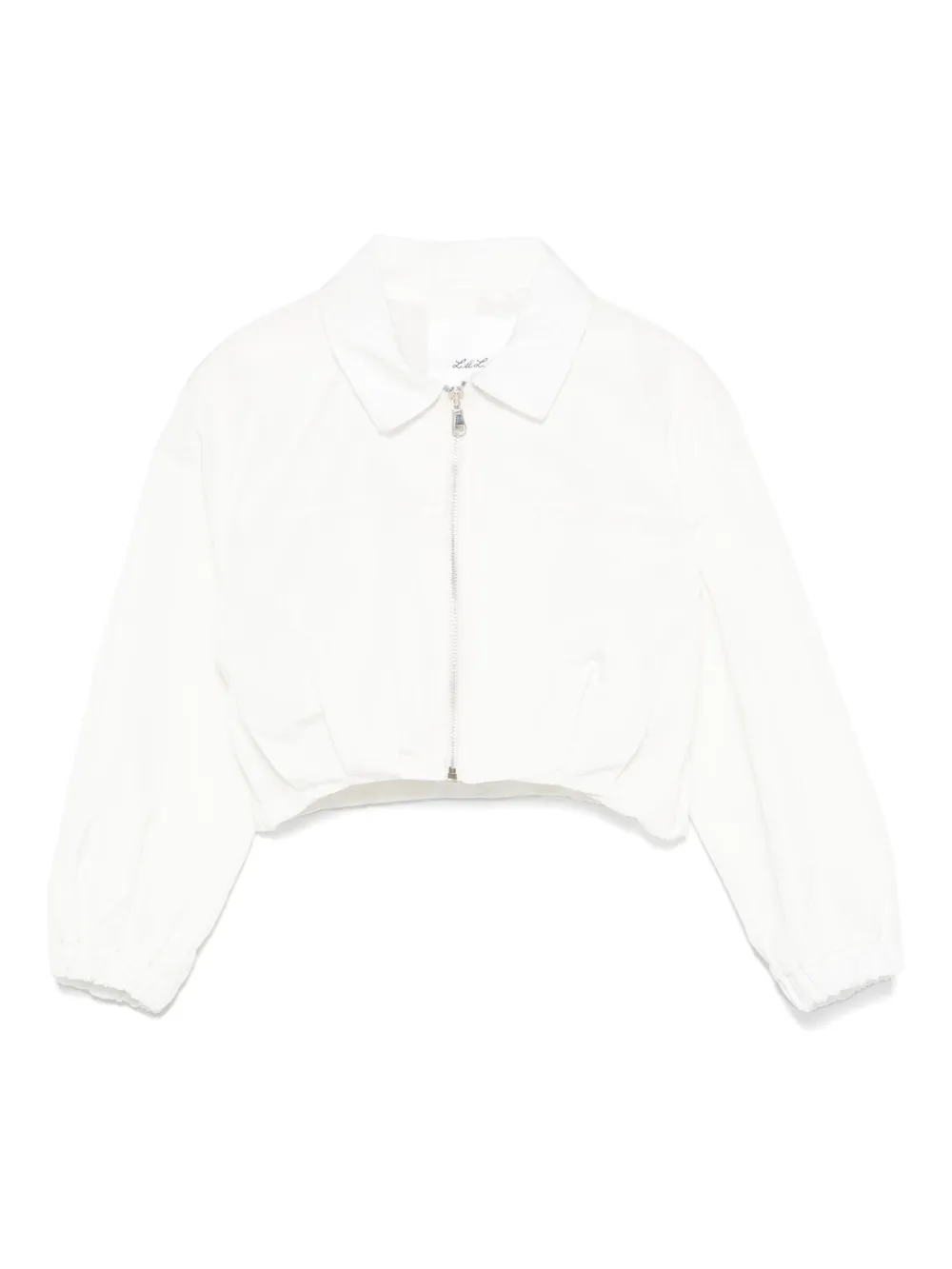 Miss Grant Kids zip-front jacket Wit