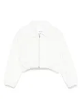Miss Grant Kids zip-front jacket - White