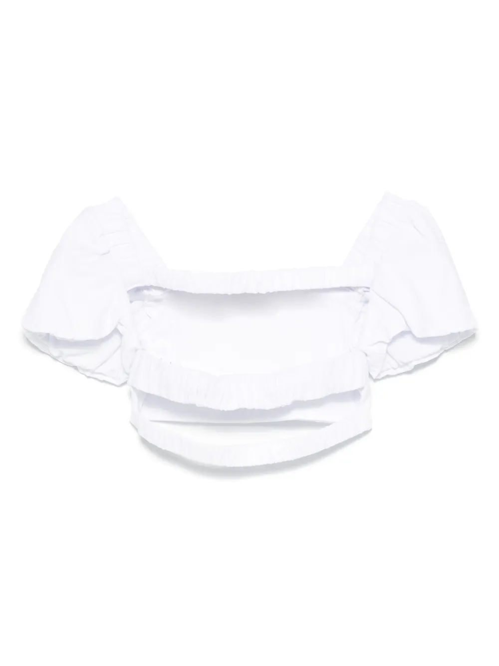 Miss Grant Kids puff-sleeve cropped T-shirt | Girls T-Shirts | Image 2