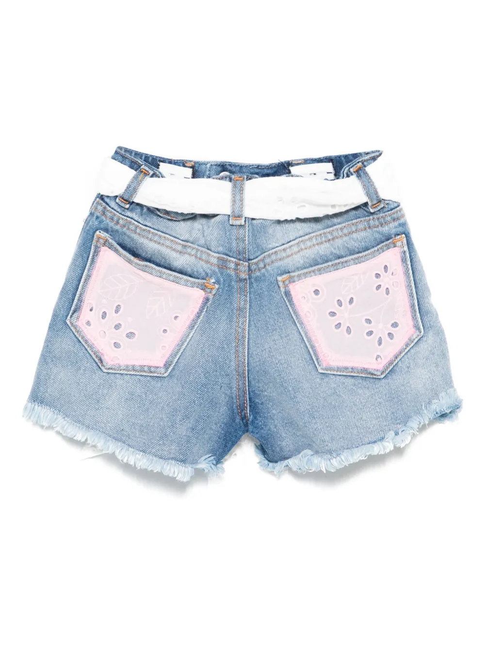 MC2 Saint Barth Kids denim shorts | Girls Denim Shorts | Image 2
