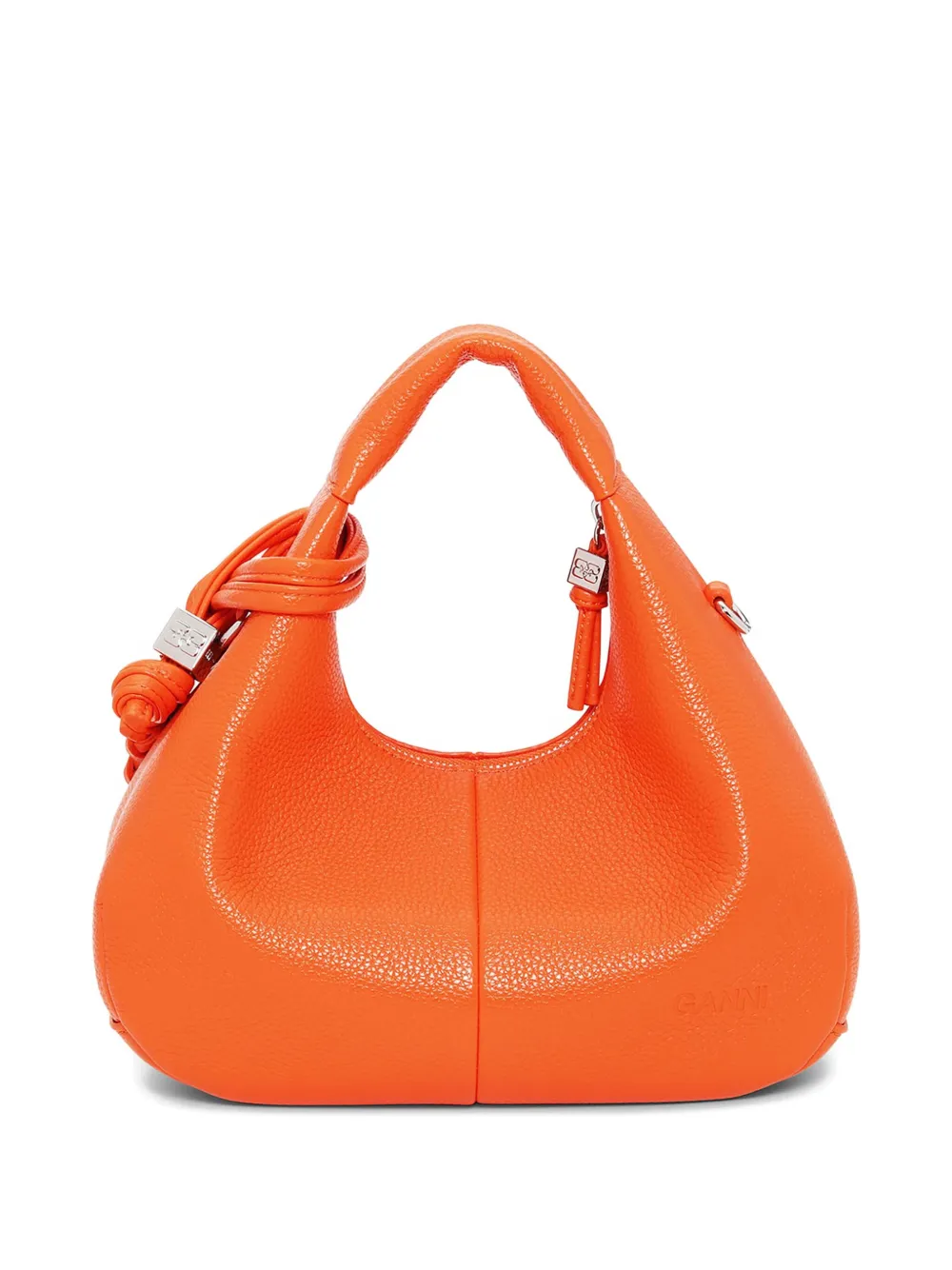 GANNI mini textured leather tote bag | Image 2