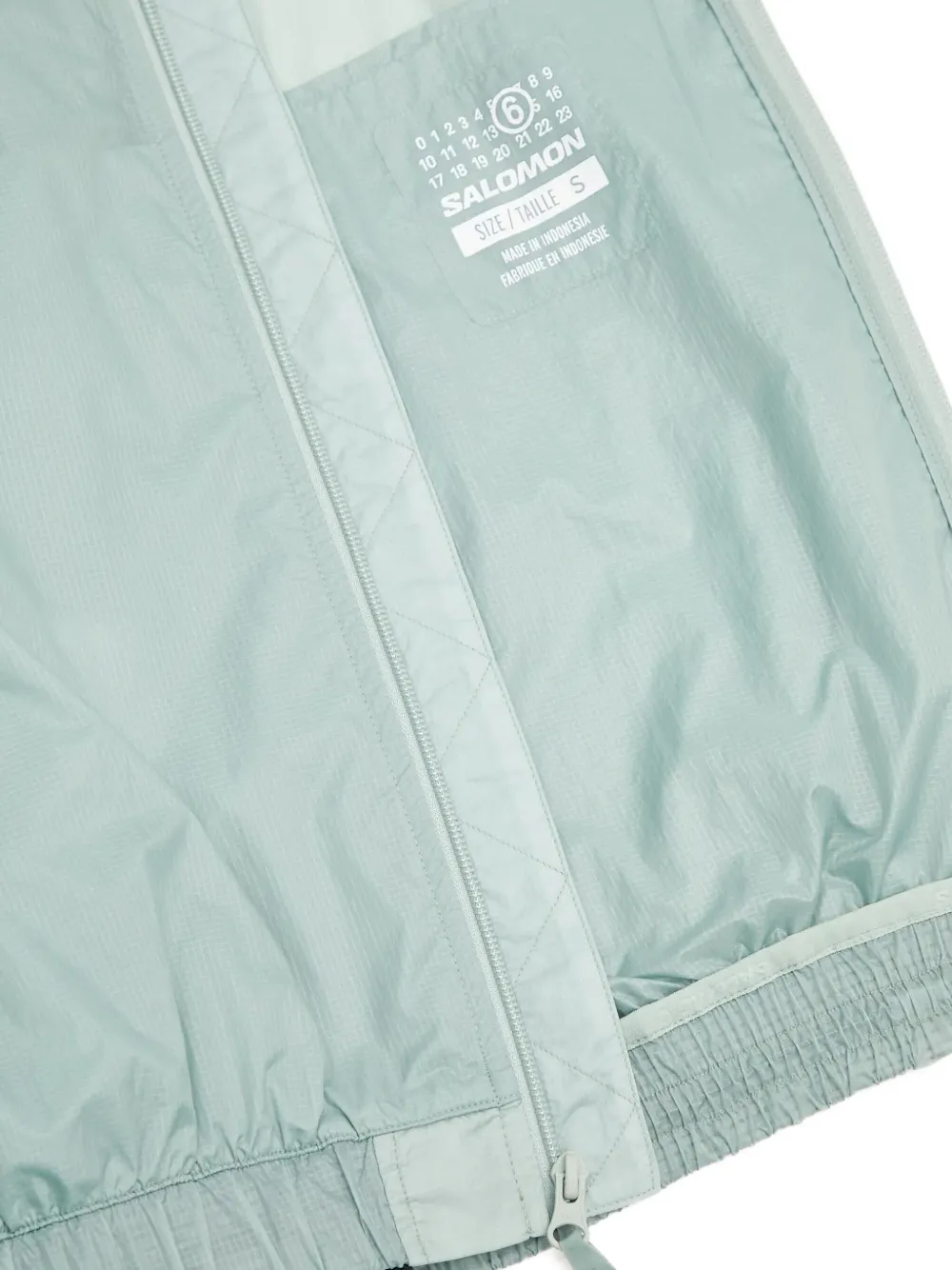 MM6 Maison Margiela Bomberjack met rits Groen