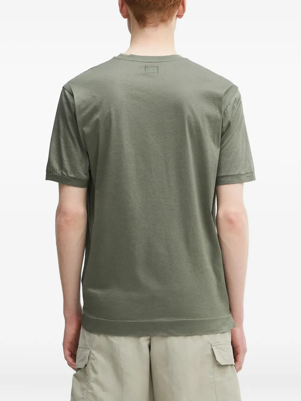 C.P. Company T-shirt met logoprint Groen