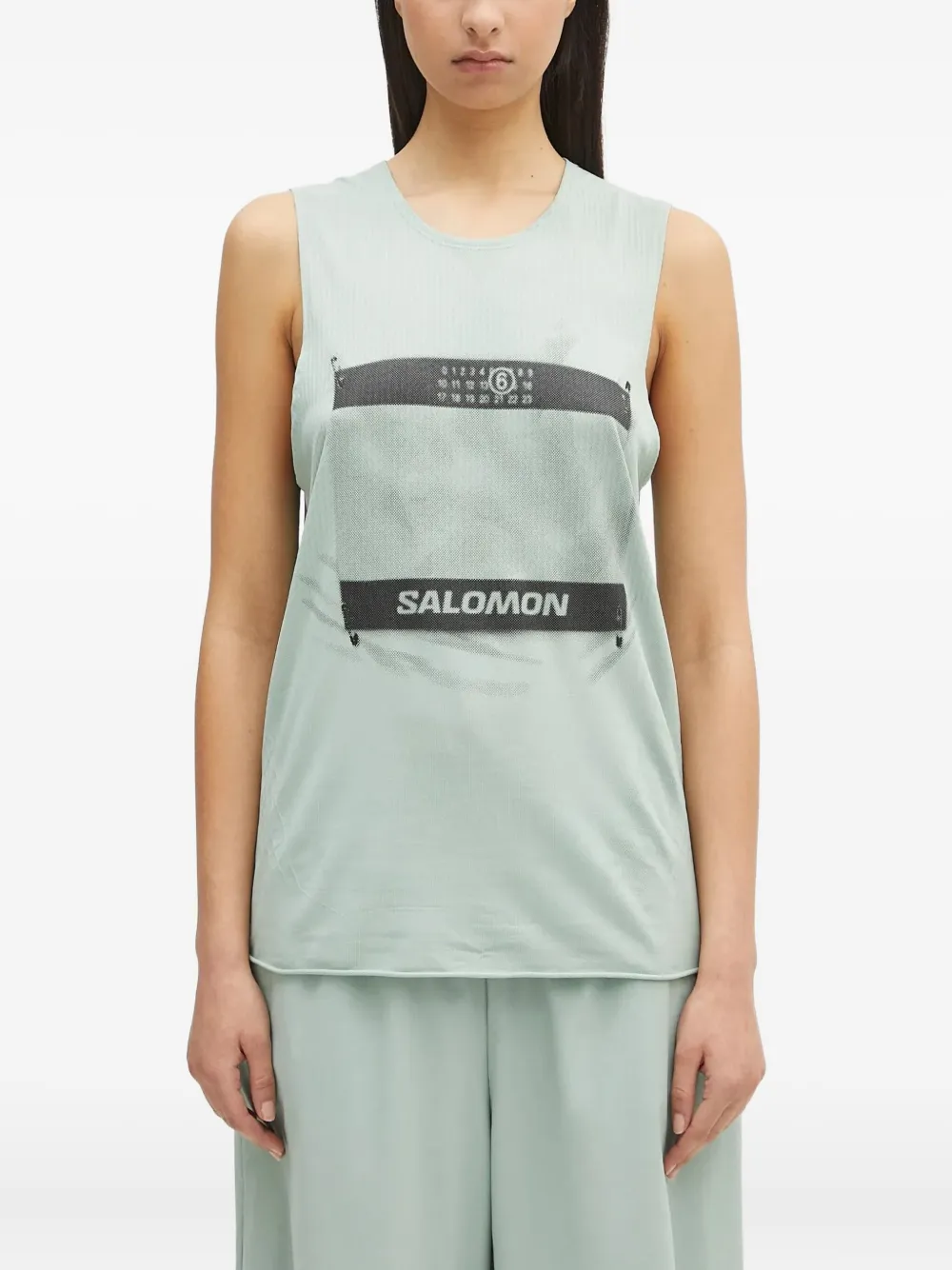 MM6 Maison Margiela x Salomon ノースリーブトップ - ブルー MM6 Maison Margiela x Salomon ノースリーブトップ - ブルー