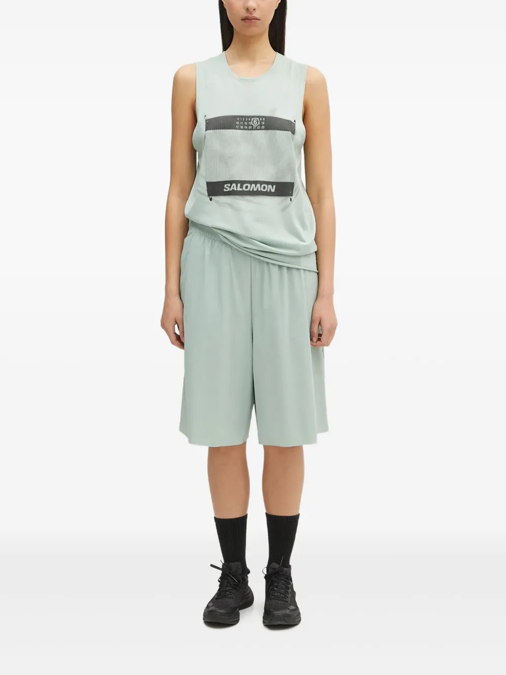 MM6 Maison Margiela x Salomon print sleeveless vest | Vests & Tank Tops | Image 2