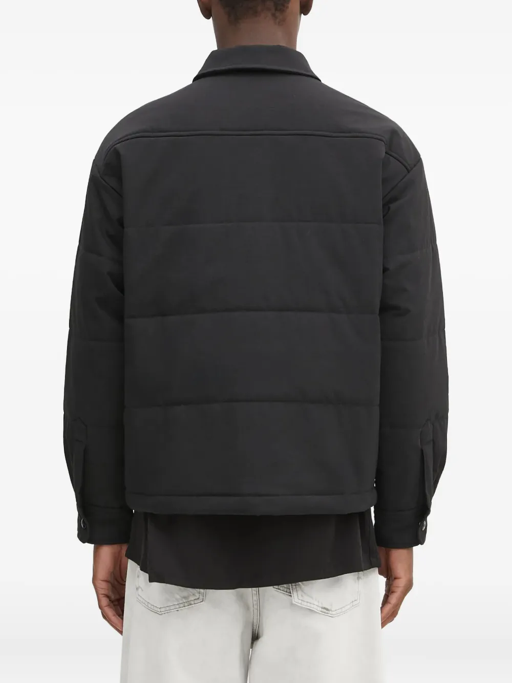 Neighborhood Gewatteerd shirtjack Zwart