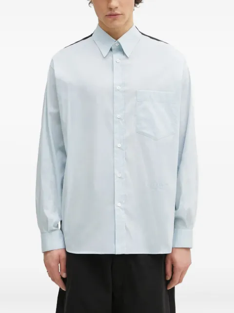 MM6 Maison Margiela panelled chain-detail shirt