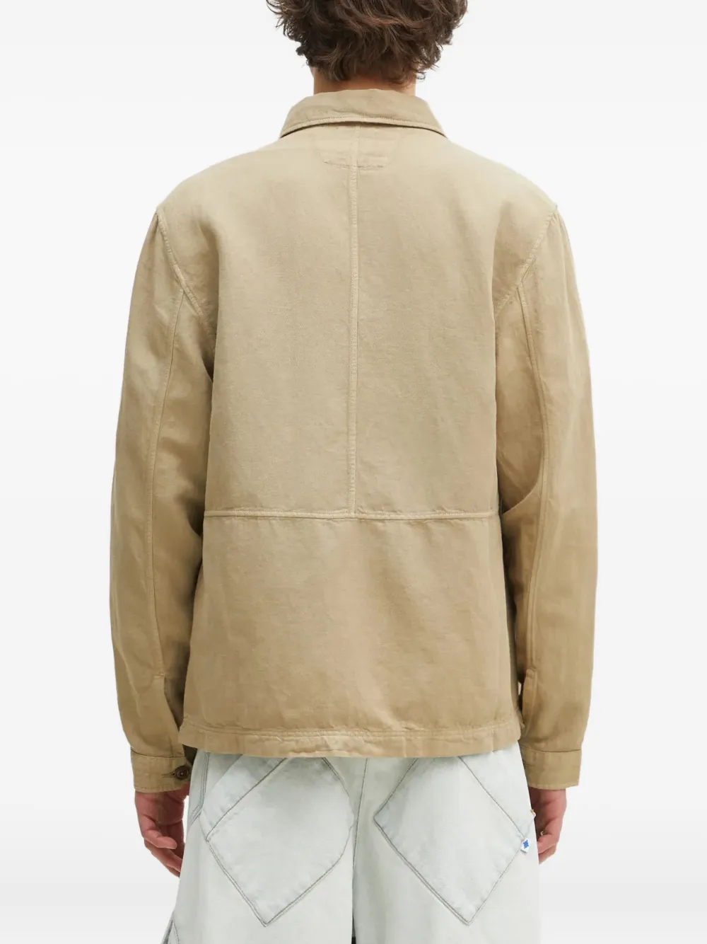 C.P. Company Shirtjack met zakdetail Beige