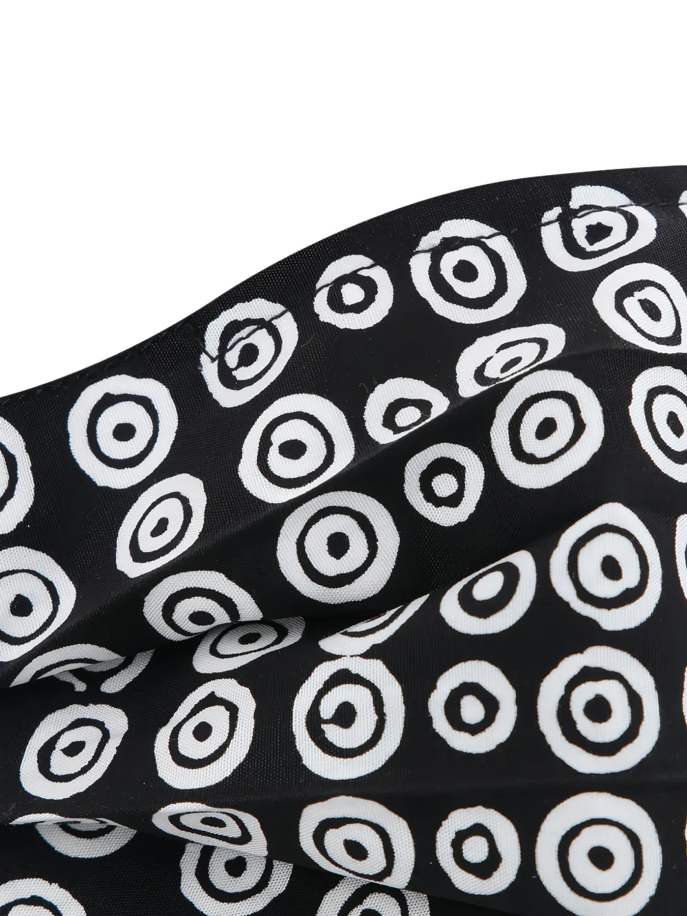 10 CORSO COMO circle-print face mask Zwart