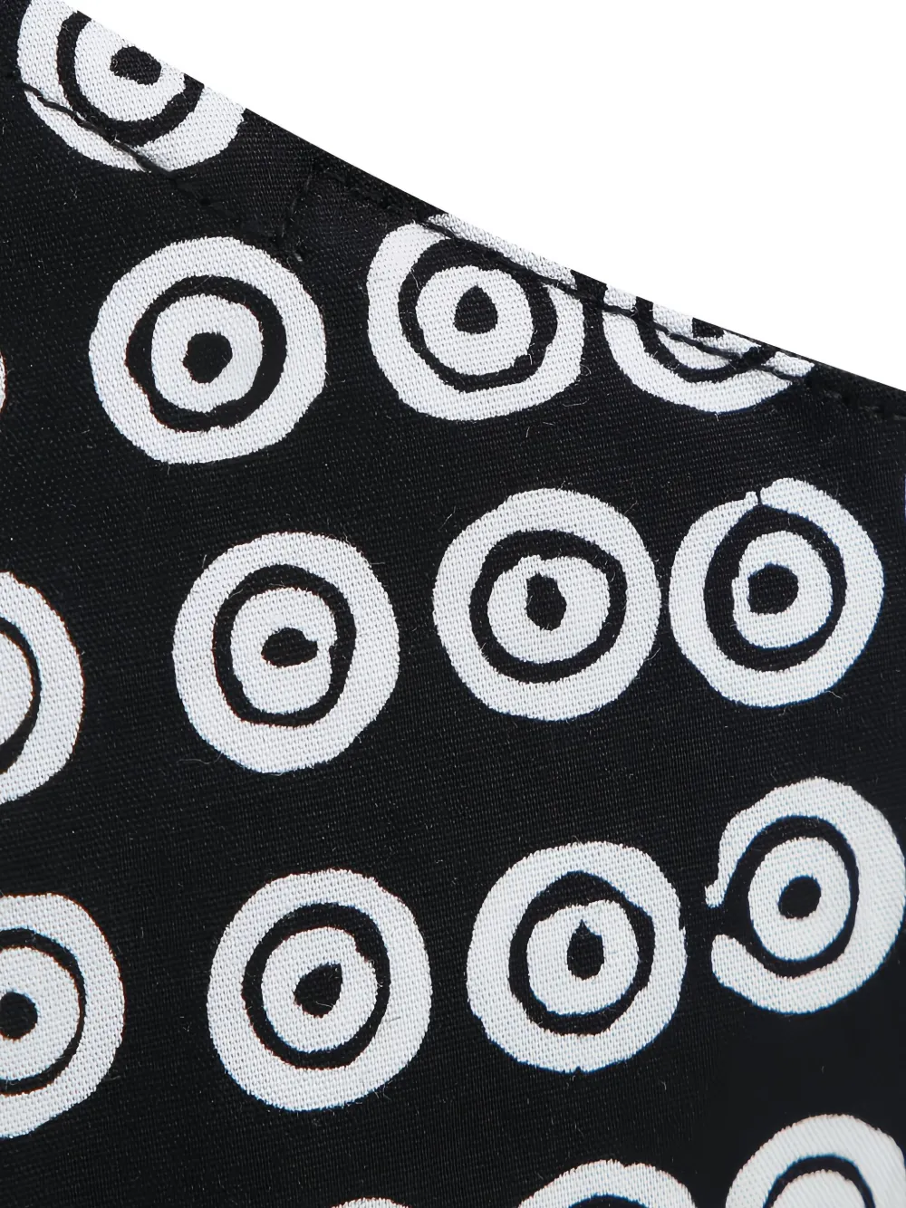 10 CORSO COMO graphic-print face mask Zwart