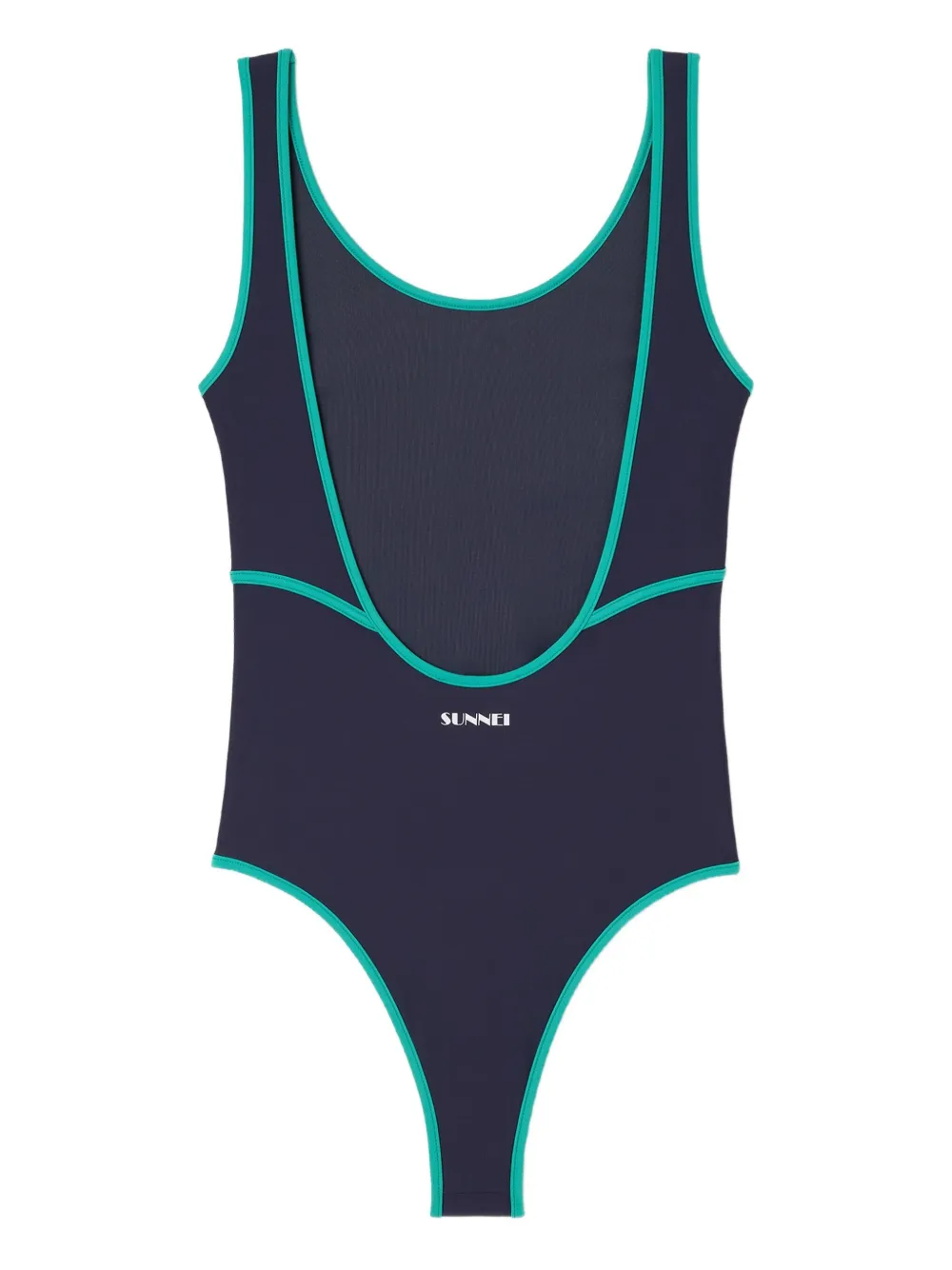 Sunnei Arena contrast-trim swimsuit | One-Pieces | Image 2