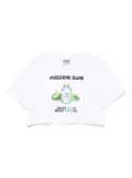 MOSCHINO JEANS graphic-print T-shirt - White