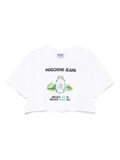 MOSCHINO JEANS graphic-print T-shirt