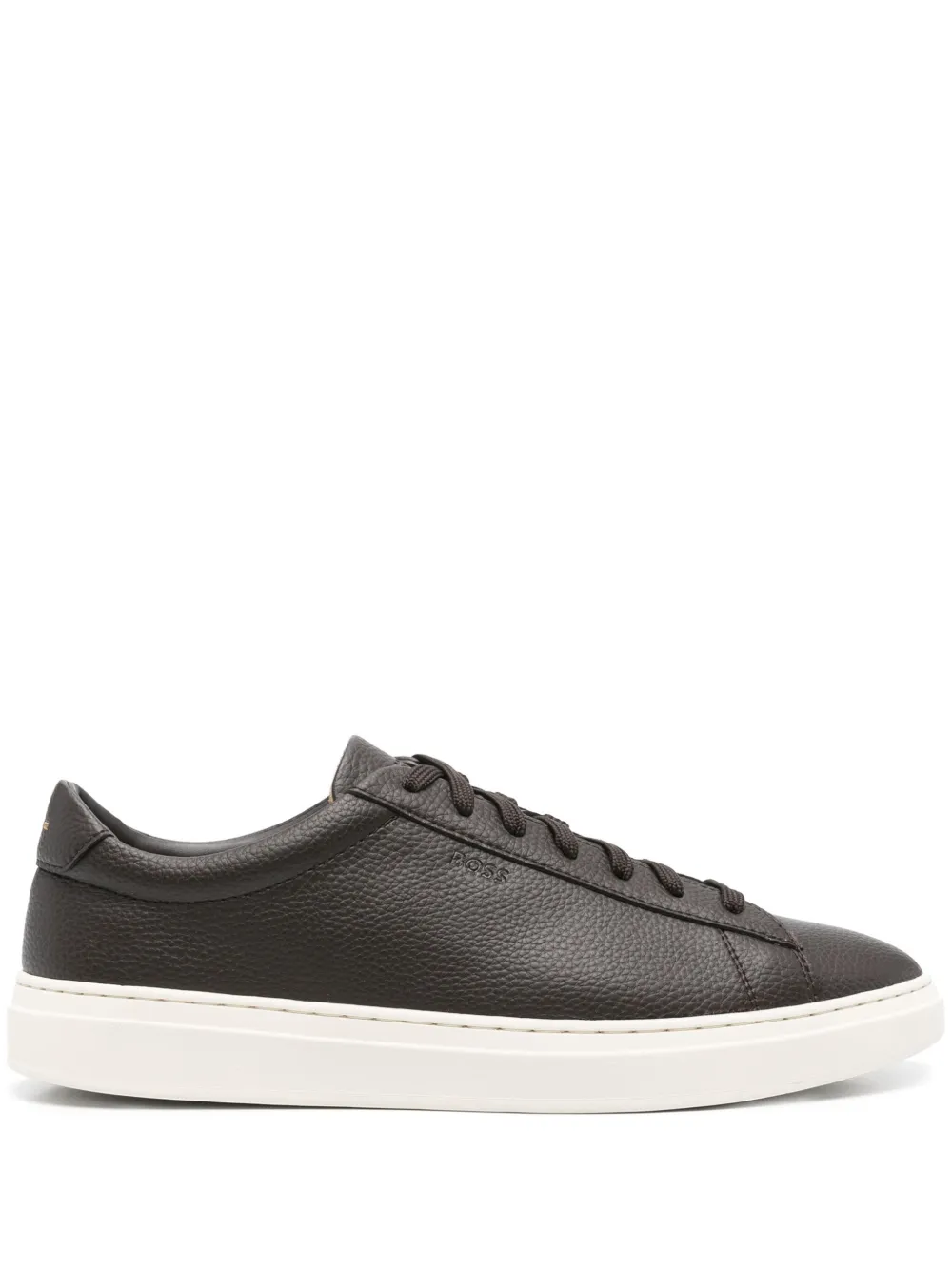 BOSS lace-up sneakers Brown