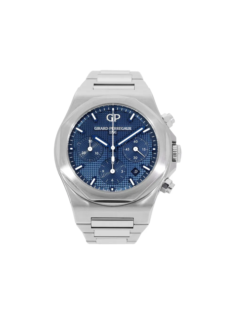 Girard-Perregaux Pre-Owned 2019 Laureato 42mm - ブルー Girard-Perregaux Pre-Owned 2019 Laureato 42mm - ブルー