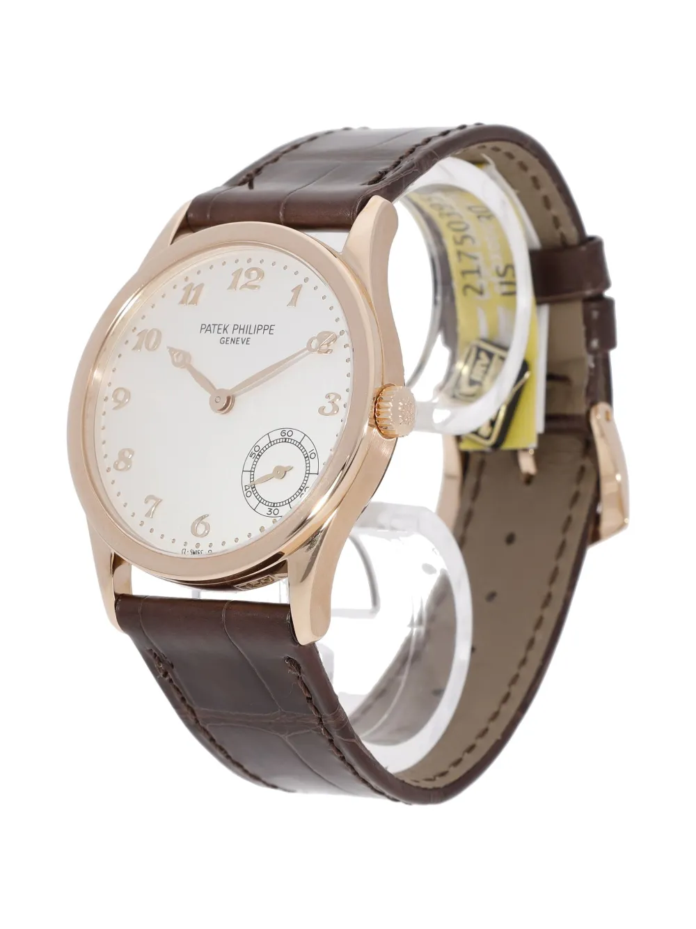 Pre-owned Patek Philippe Calatrava 39mm In White