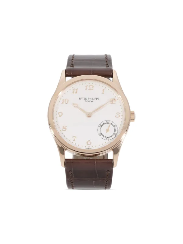 Patek Philippe Pre-owned Calatrava 39mm in White