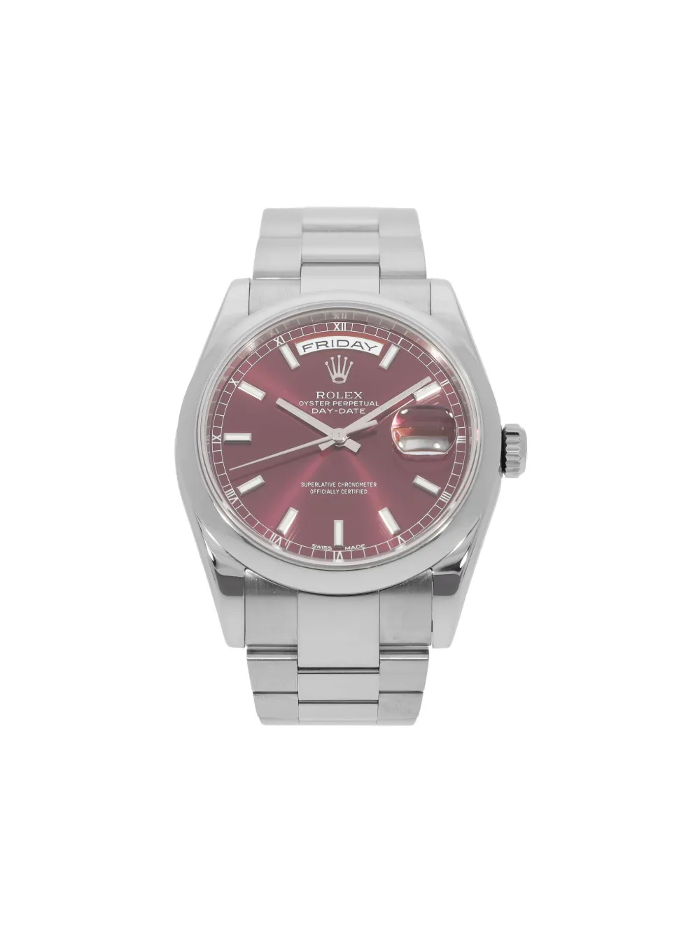 Rolex 2001 Day-Date 36mm - Argento