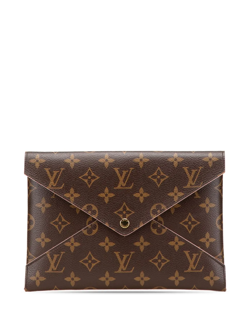 Louis Vuitton Pre-Owned 2021-2025 Monogram Pochette Kirigami GM clutch bag | Brown | Image 1