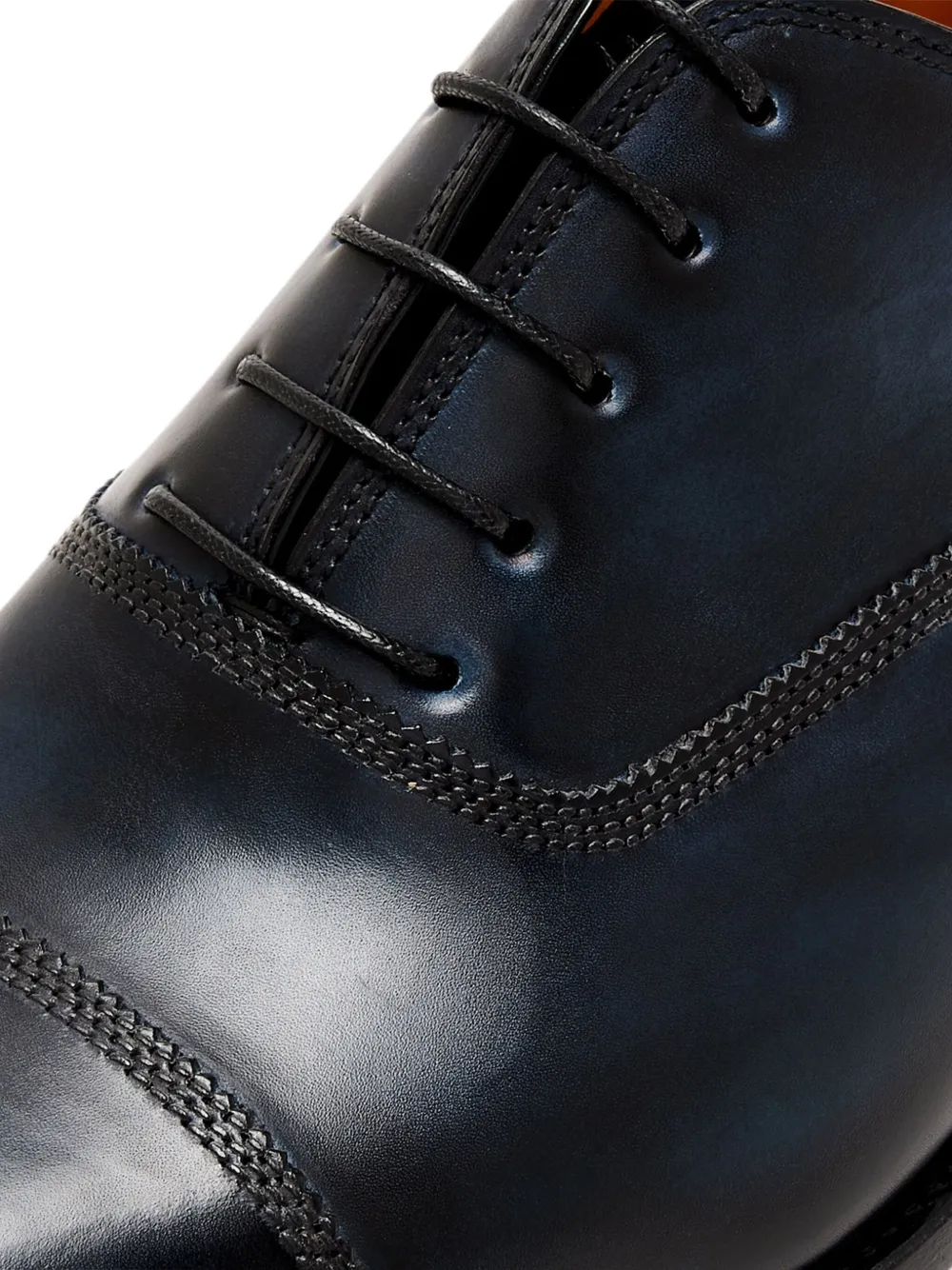Bontoni Leren derby schoenen Blauw