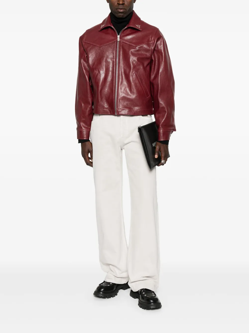 Alexander McQueen straight-leg jeans - Grijs