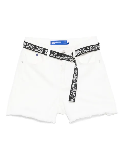 Karl Lagerfeld Jeans belted shorts