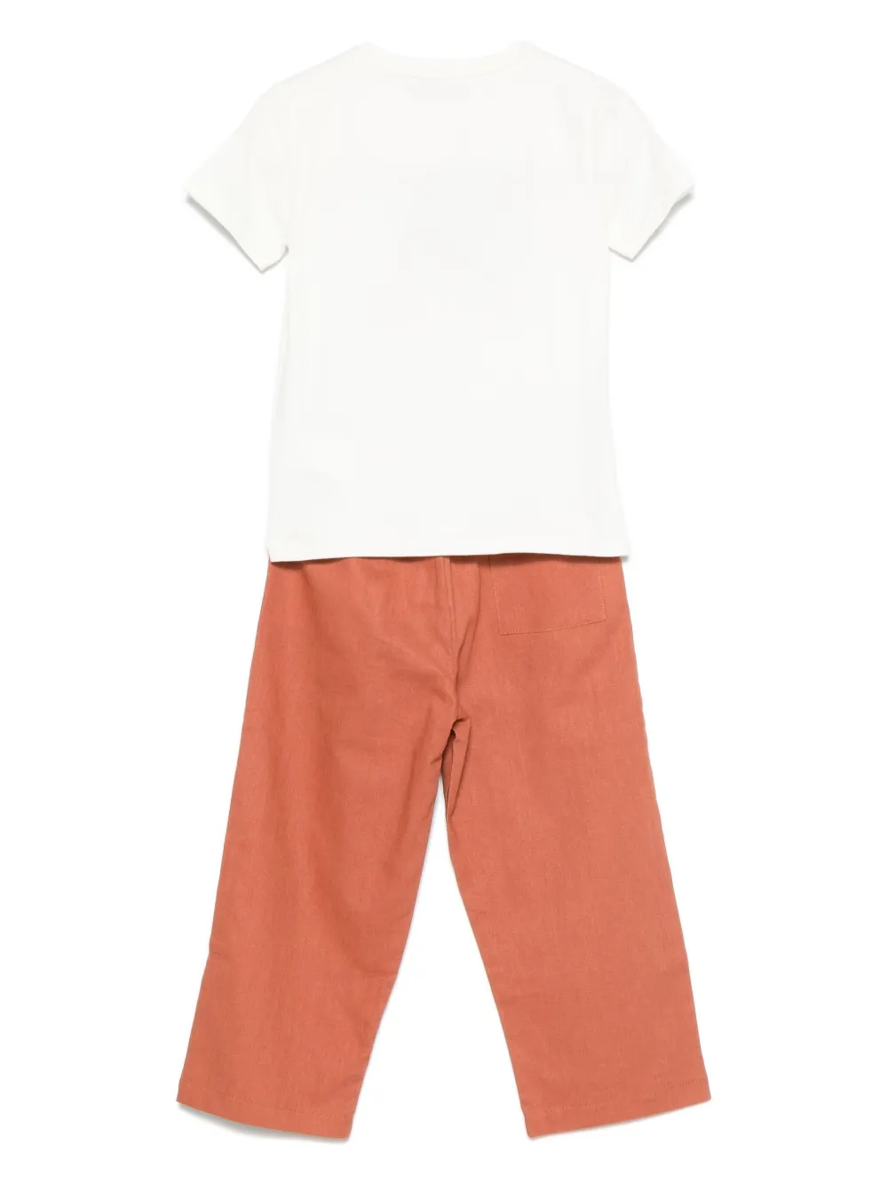 Miss Grant Kids Broek met elastische taille Bruin