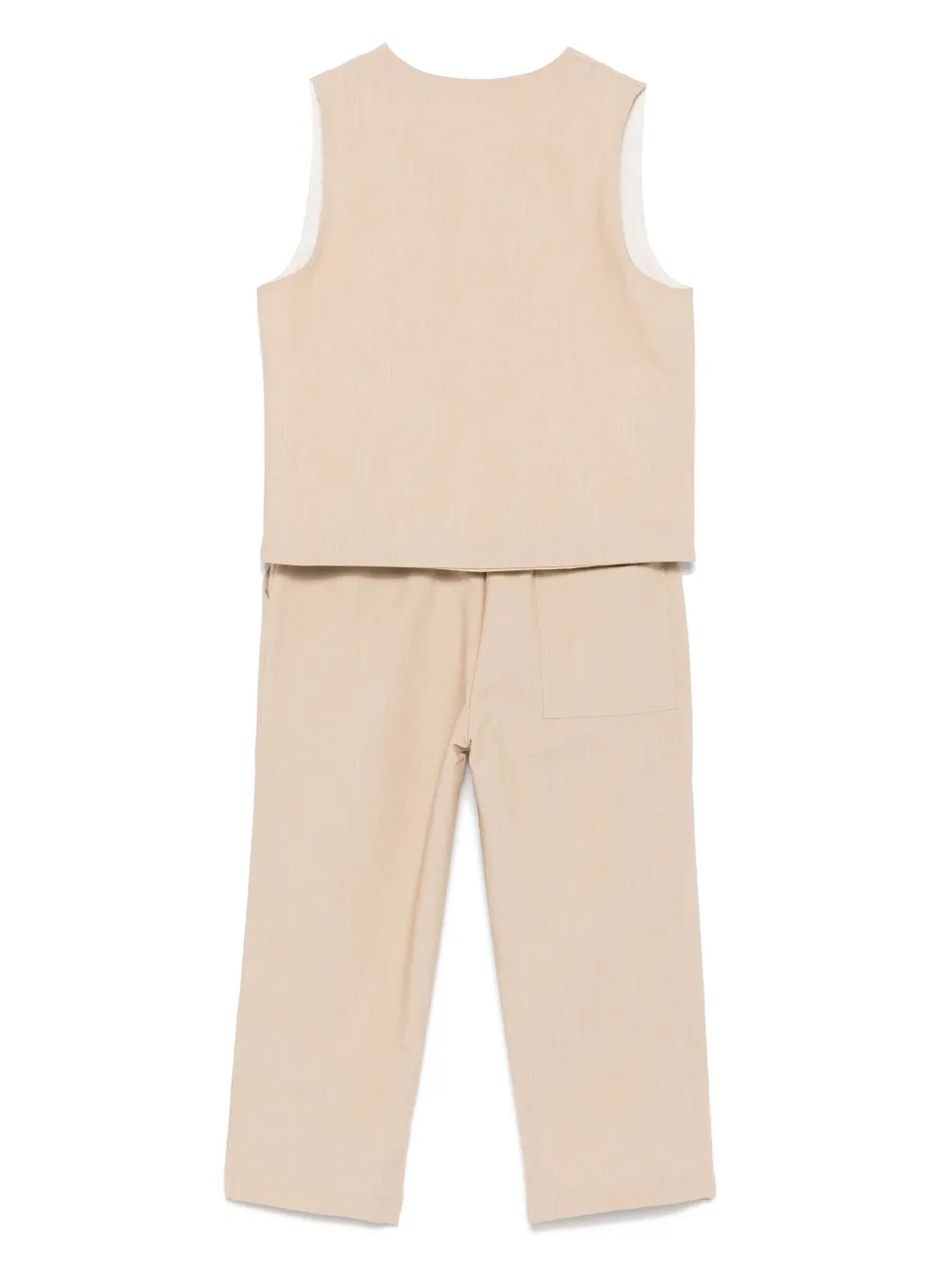 Miss Grant Kids Broek met geplooid detail Beige