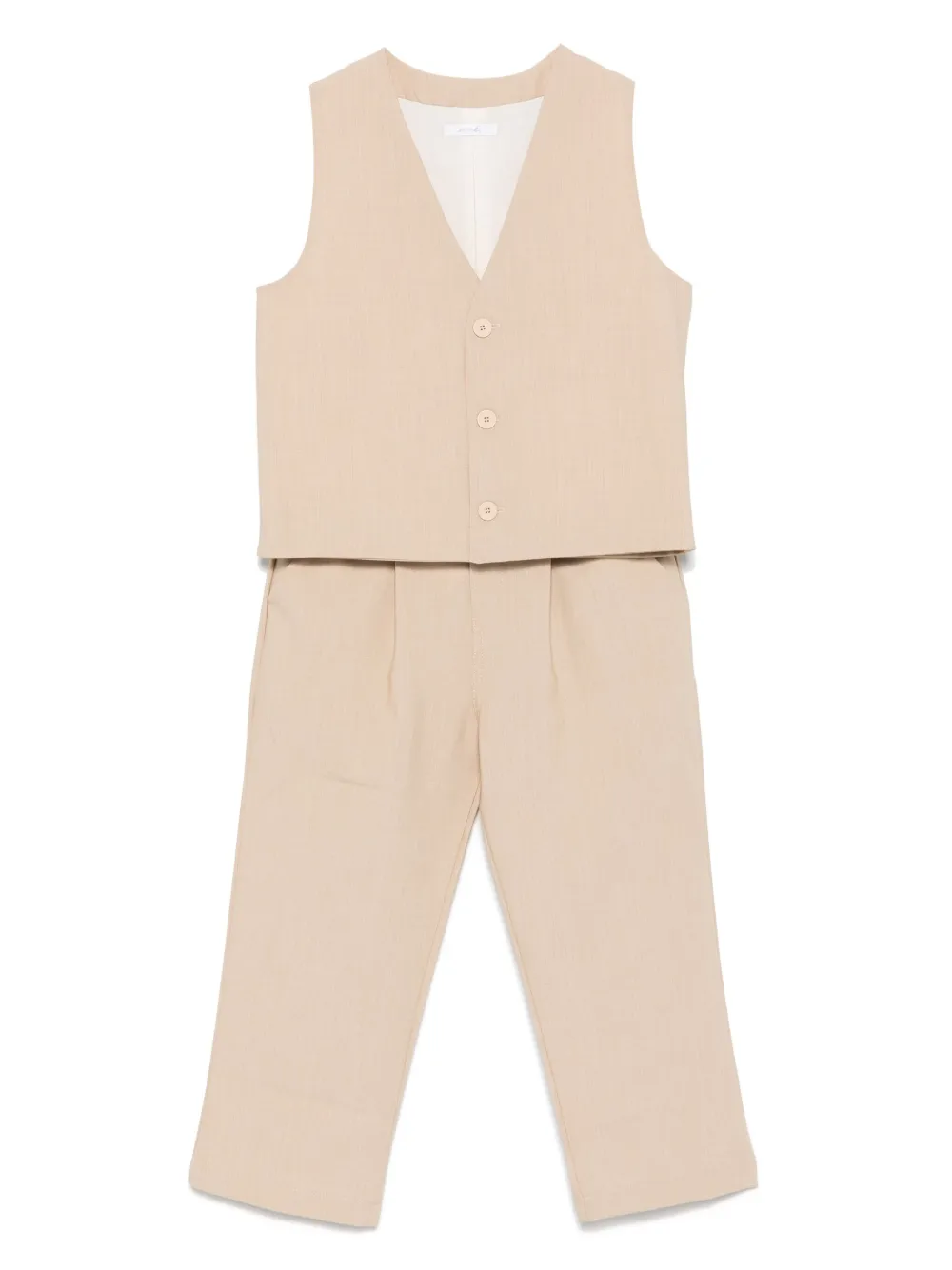 Miss Grant Kids Broek met geplooid detail Beige