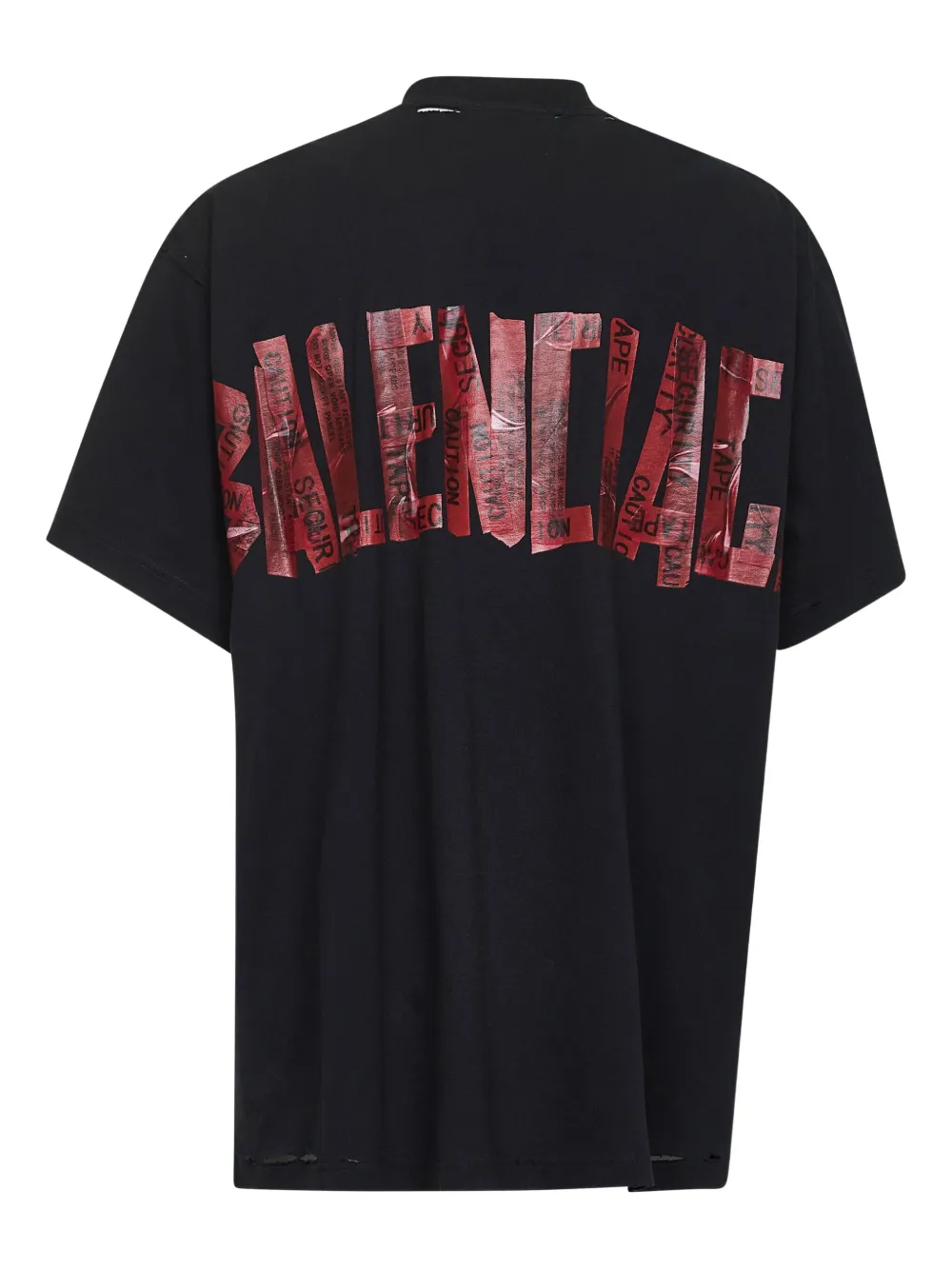 Balenciaga Katoenen T-shirt - Zwart