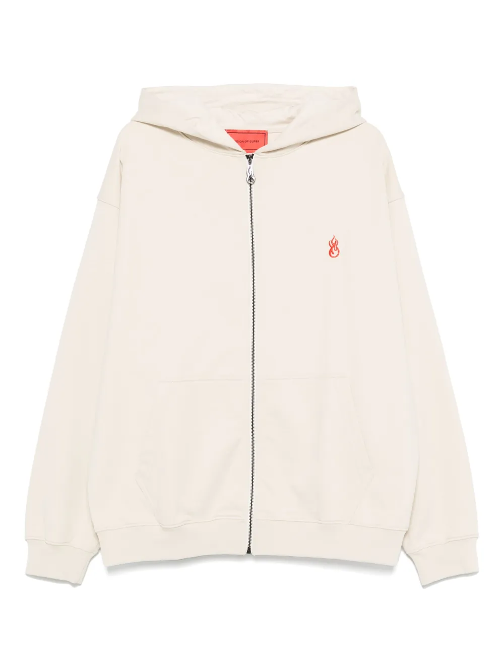 Vision Of Super zip-up hoodie | Neutrals | Image 1