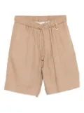 i'm brian elastic-waistband shorts - Brown