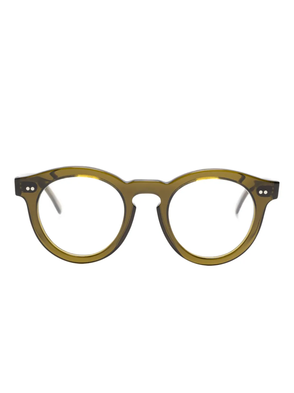 Family Affair round-frame glasses - グリーン Family Affair round-frame glasses - グリーン